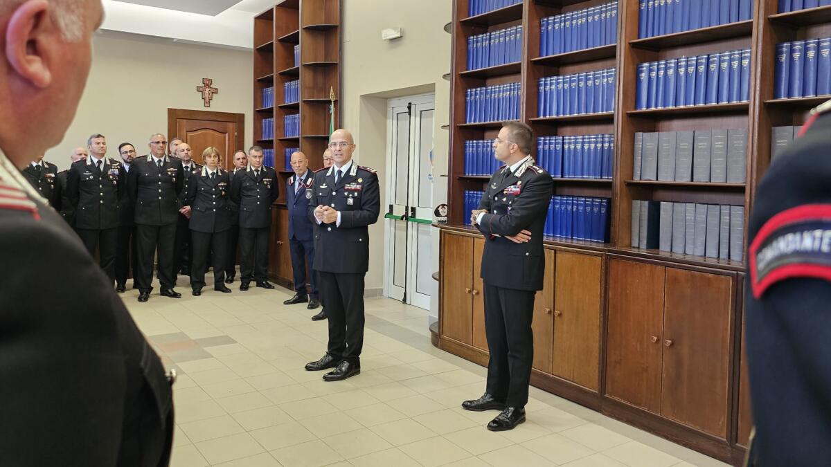 Comandante Legione Carabinieri “Campania”,  in visita ad Avellino - 