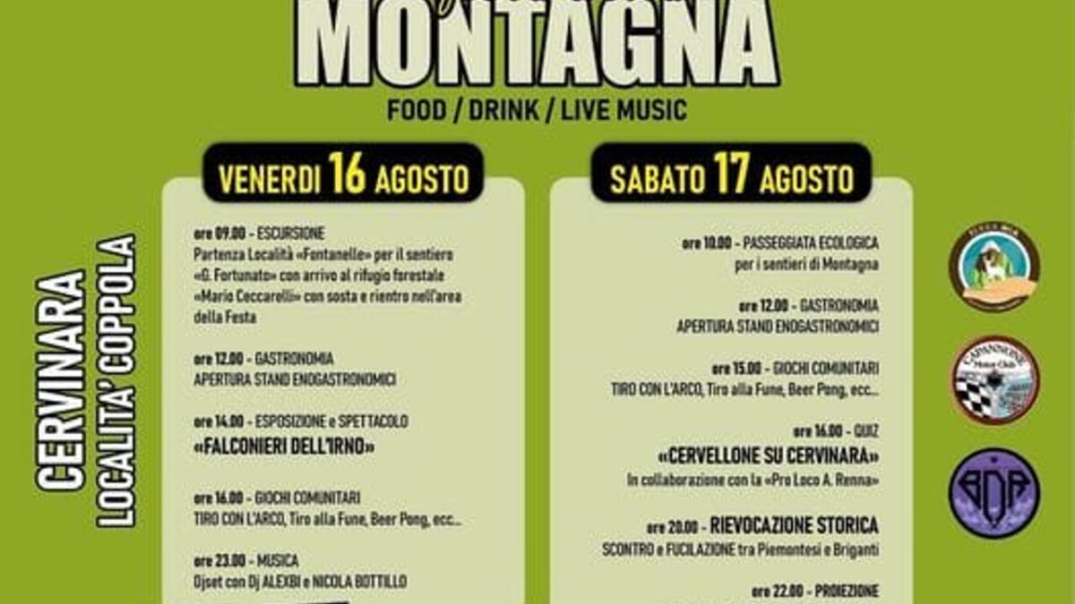 Festa della Montagna, la nota dell'associazione Terra Mia di Cervinara. - 
