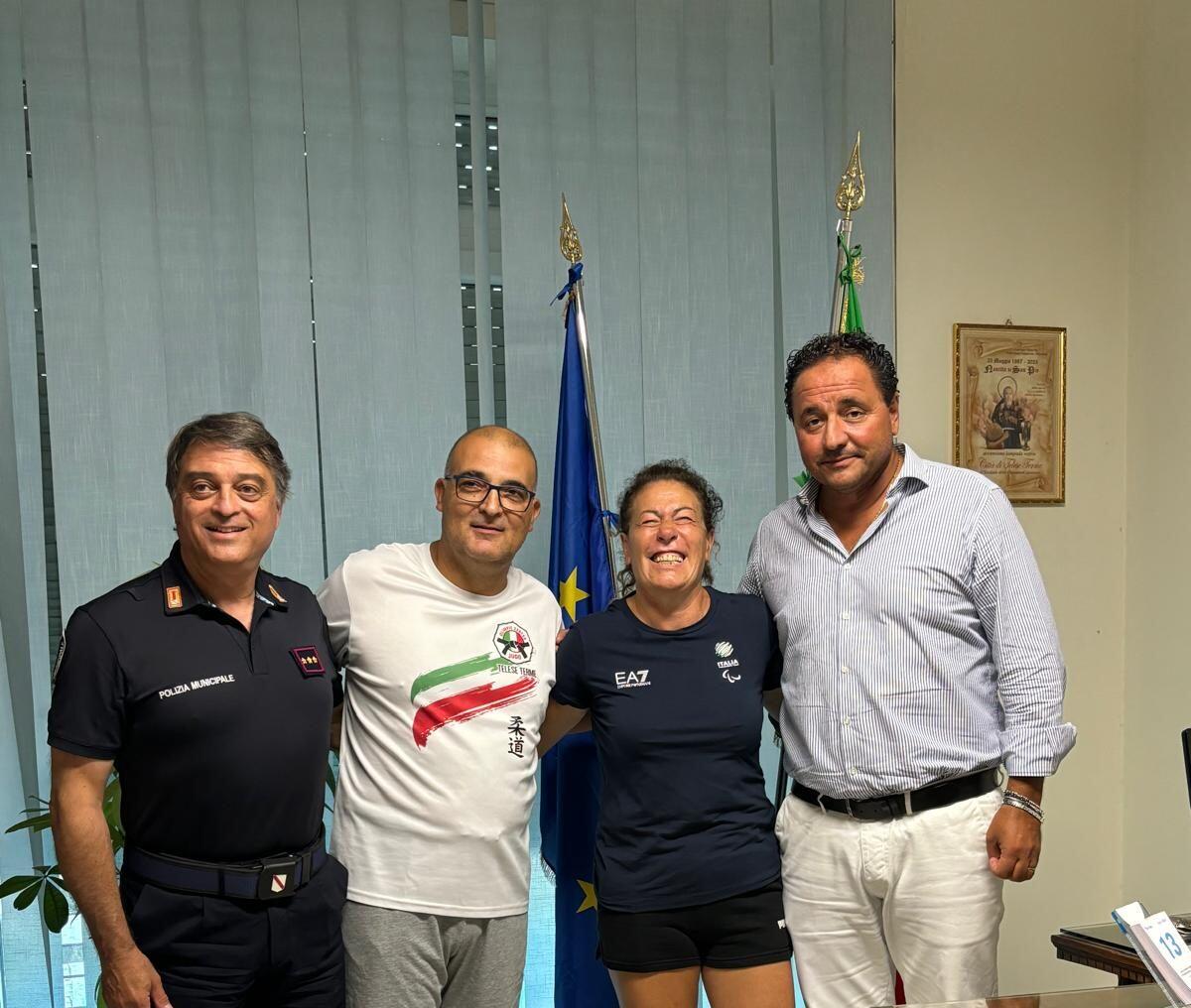  La Judoka Matilde Lauria si allena a Telese prima di partecipare ai Giochi Paralimpici di Parigi. - 