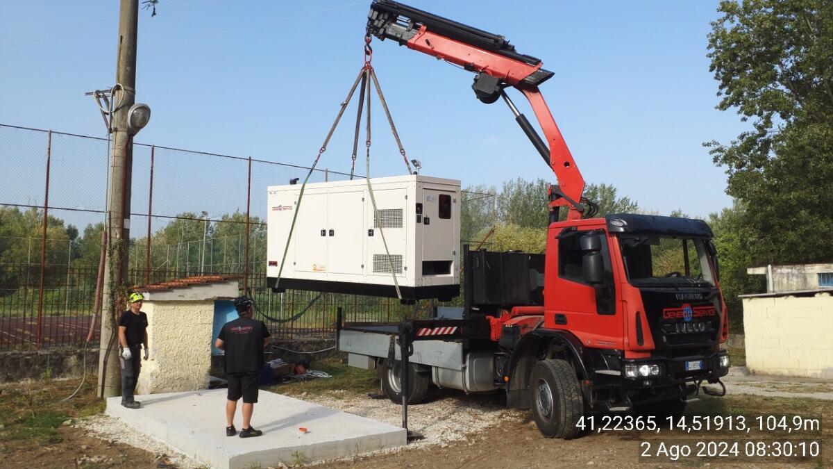 A Telese Gesesa installa gruppo elettrogeno: mai più senza acqua per black-out elettrici - 