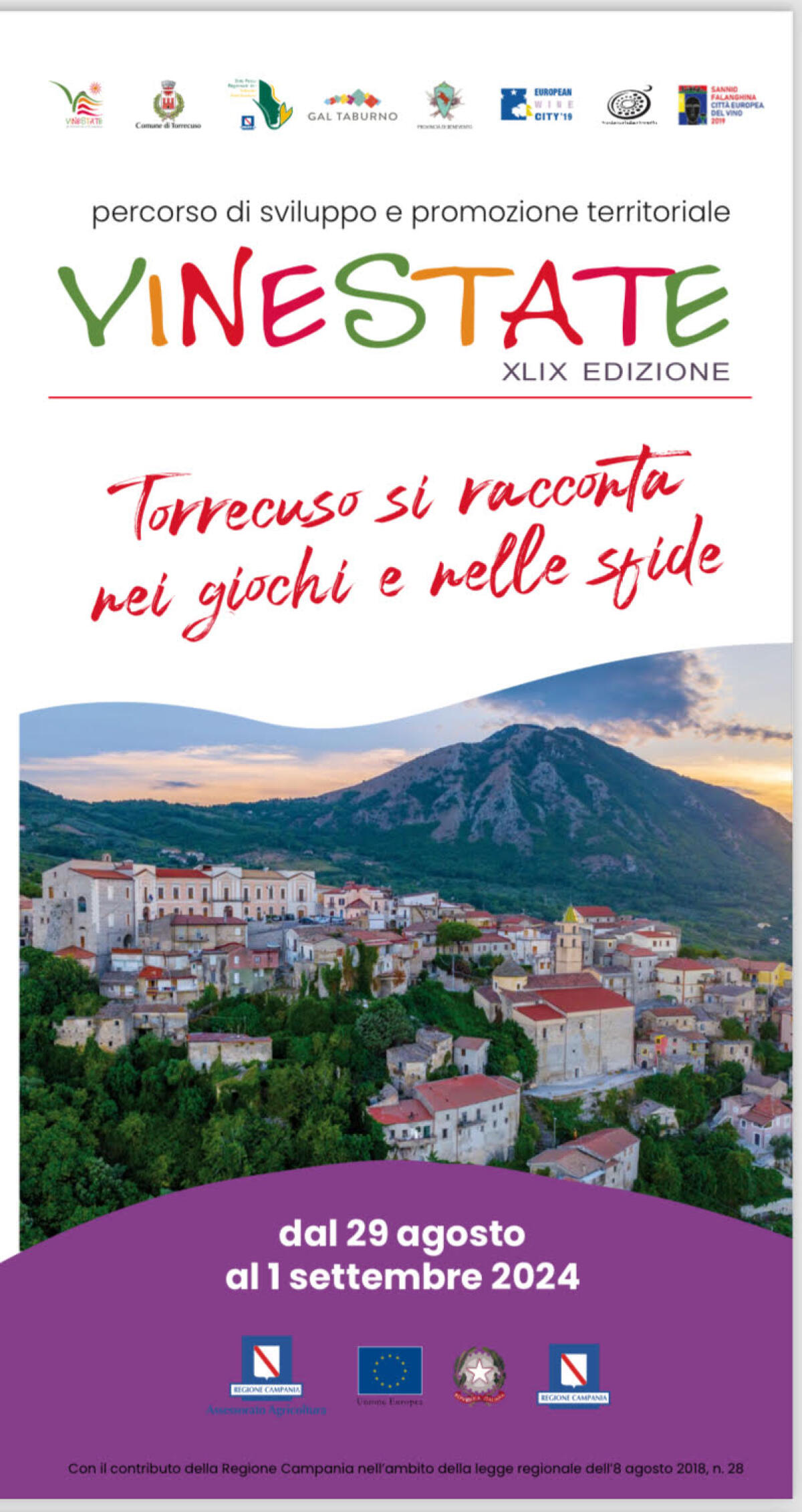 Torrecuso – A Vinestate 2024 sono 23 le Cantine partecipanti - 