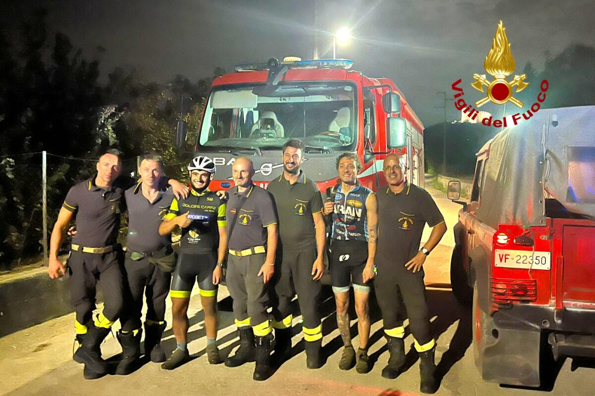 Ciclisti dispersi sul Partenio ritrovati dai Vigili del fuoco - 