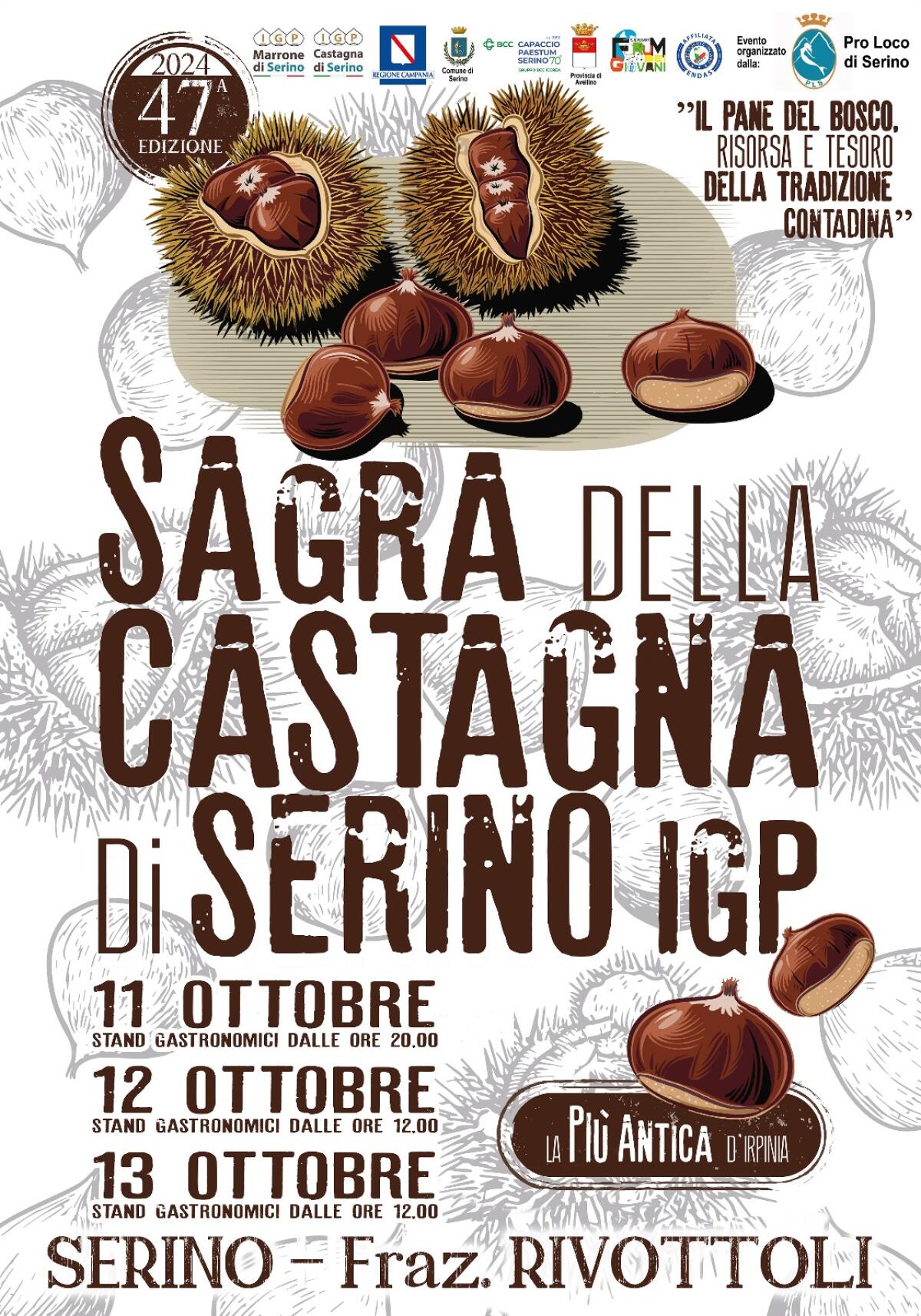 47ª Edizione della Sagra della Castagna di Serino IGP “La più antica D’Irpinia” - 