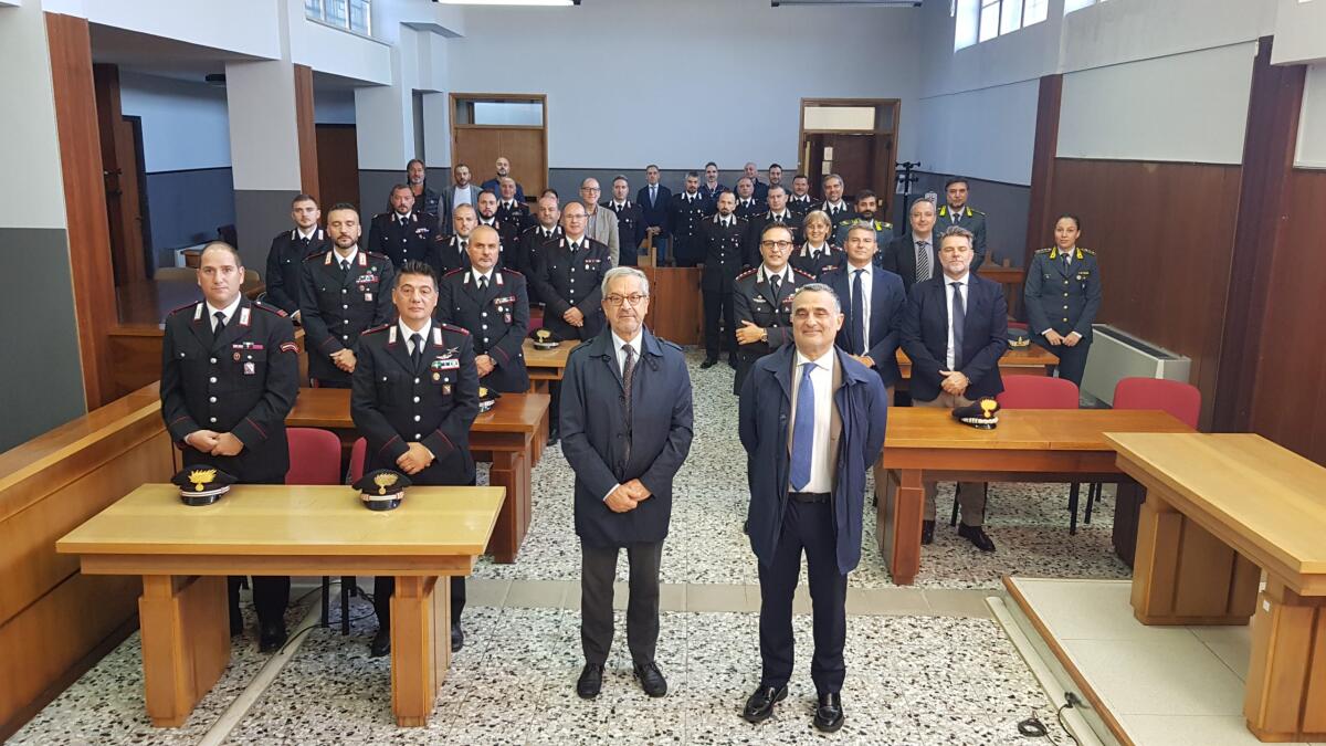 Procuratore Policastro ha incontrato la polizia giudiziaria operante nel territorio avellinese di competenza. - 