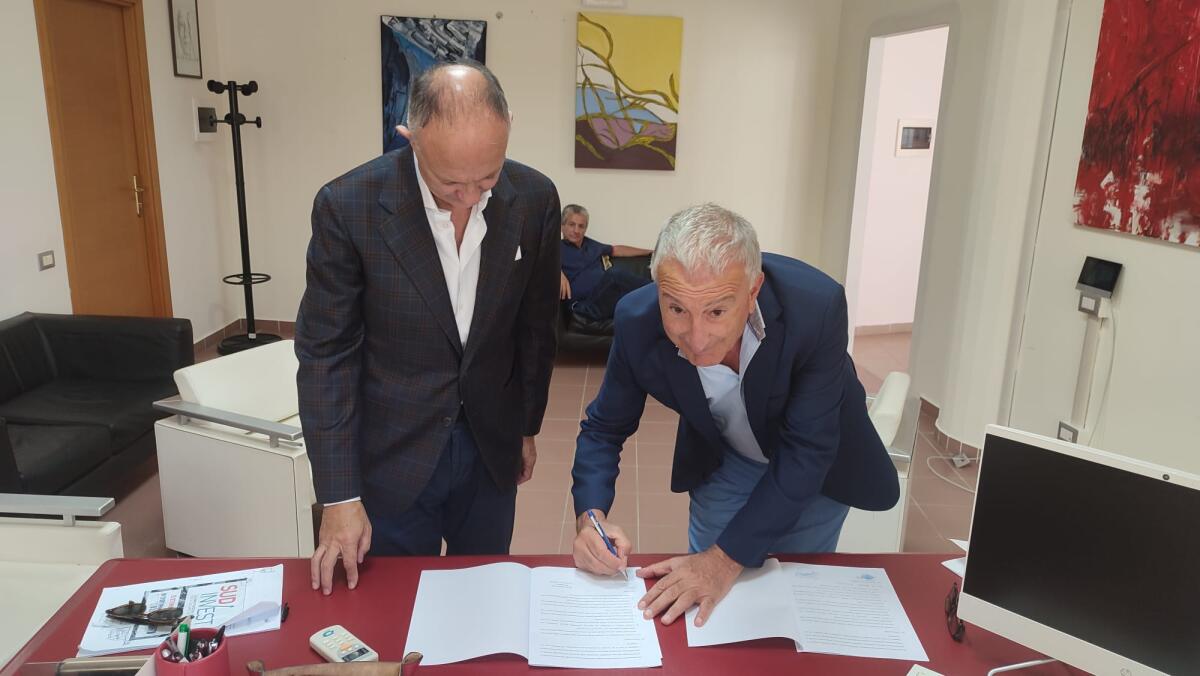 Firma Protocollo d'Intesa fra Asi e Comune di Pesco Sannita. - 