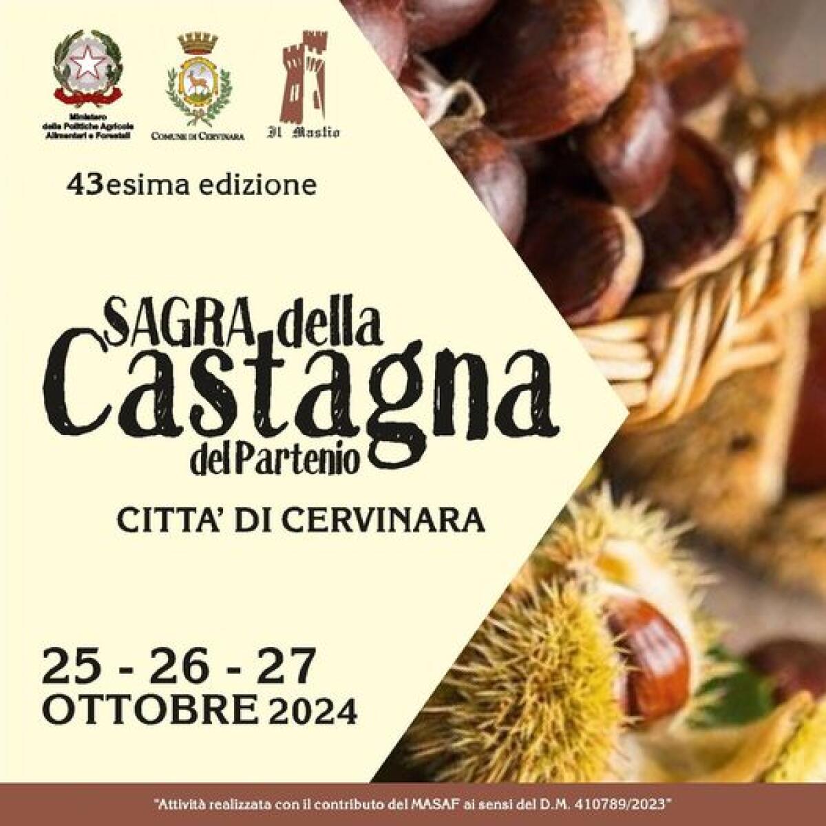 Cervinara. Sagra della Castagna, un disciplinare severo e che mette fine al mercato degli scorsi anni. - 