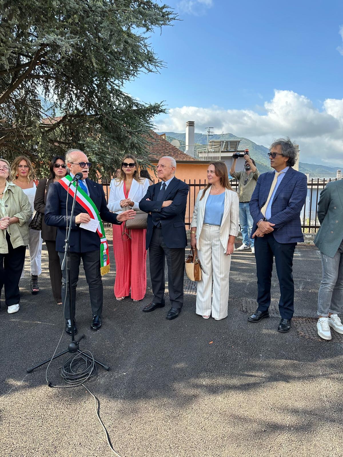 Inaugurazione scuola primaria a Solofra - 