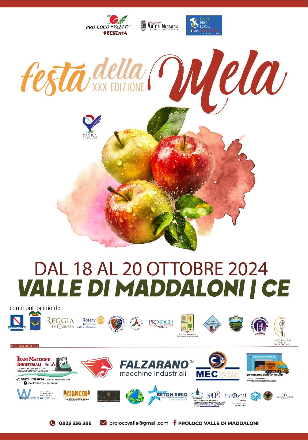  Valle di Maddaloni prende il via la XXX ed. della Festa della Mela  - 