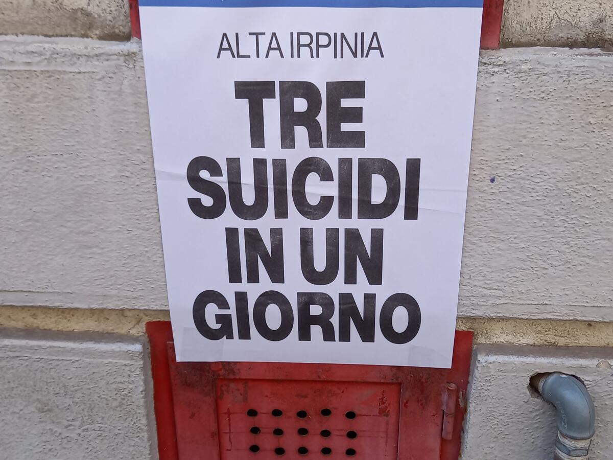 L’Irpinia dei suicidi: dai sindaci lacrime di coccodrillo. - 