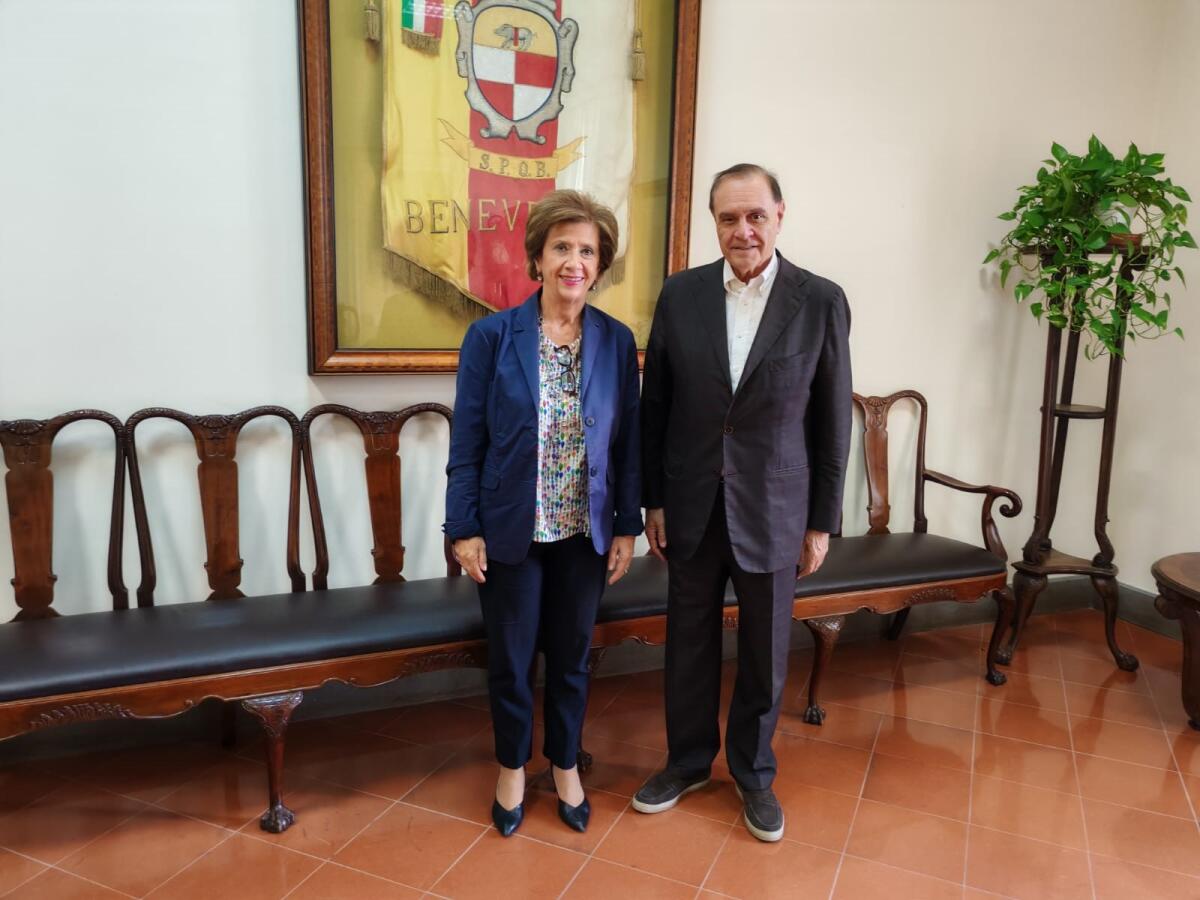 Il nuovo prefetto Raffaela Moscarella in visita a Palazzo Mosti - 