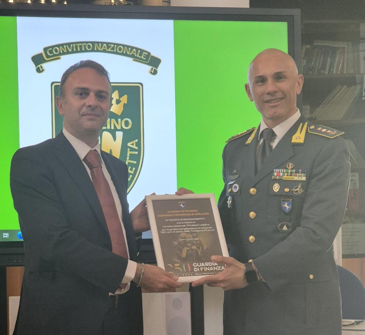 Settimana della Protezione Civile: la Guardia di Finanza incontra gli studenti del Covitto Nazionale di Avellino. - 