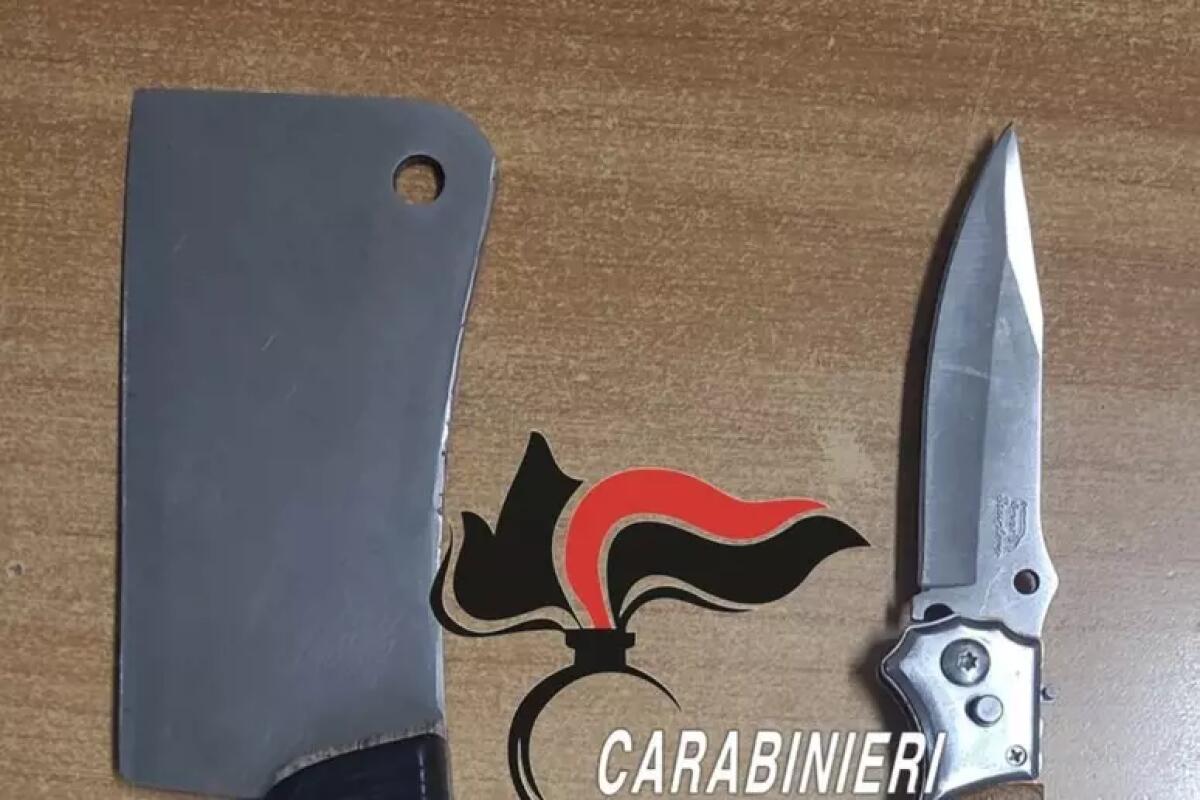 13enne con una mannaia e 14enne con un coltello, ai Carabinieri: ci dobbiamo difendere - 