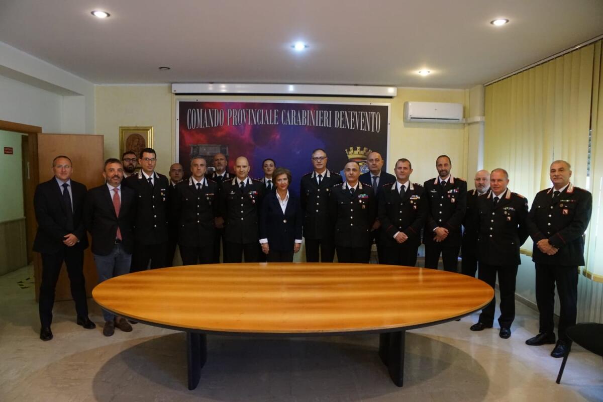 Prefetto fa visita al Comando Provinciale dei Carabinieri di Benevento - 