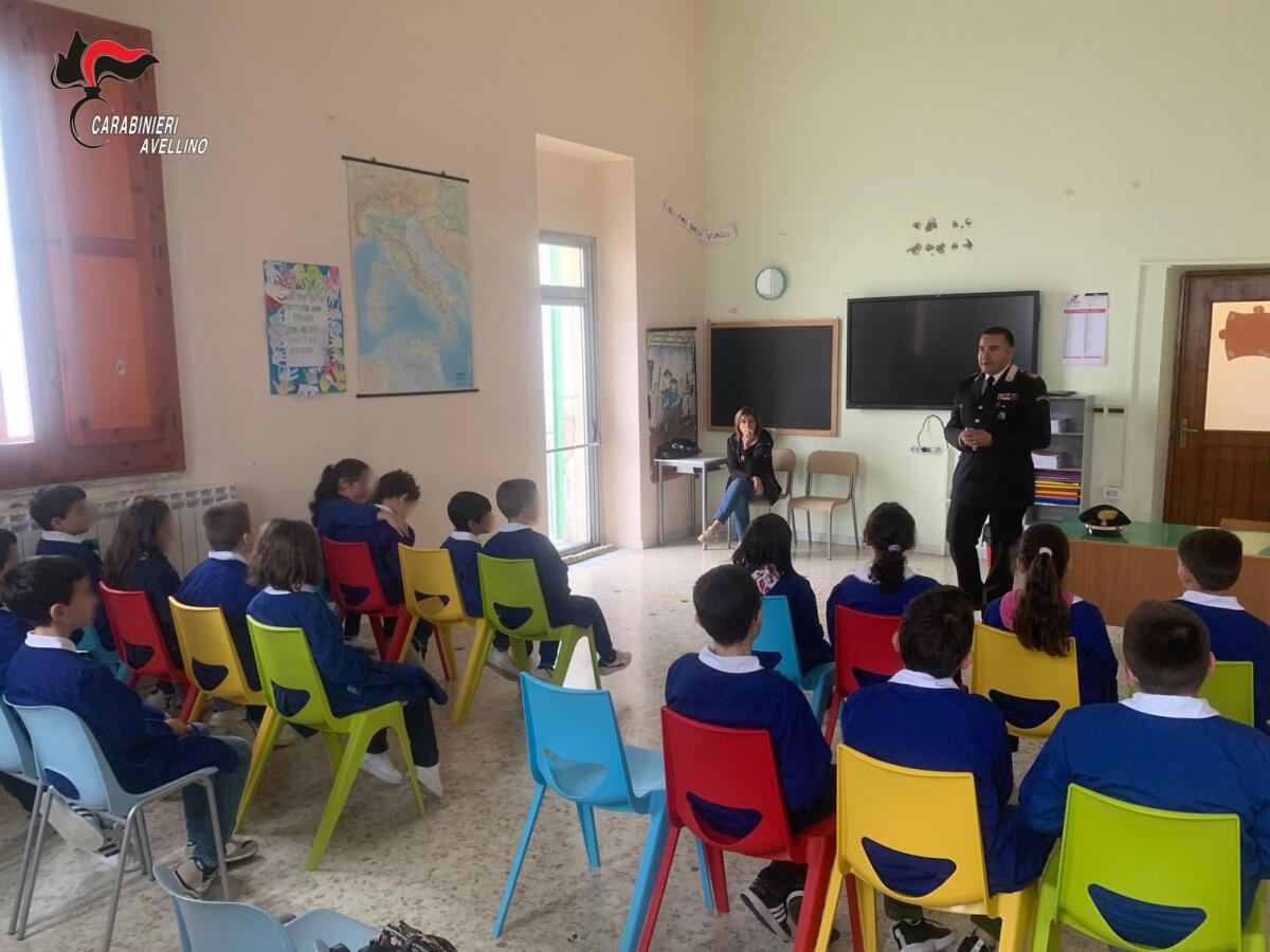 I Carabinieri di Lacedonia incontrano gli alunni delle elementari per parlare di bullismo. - 