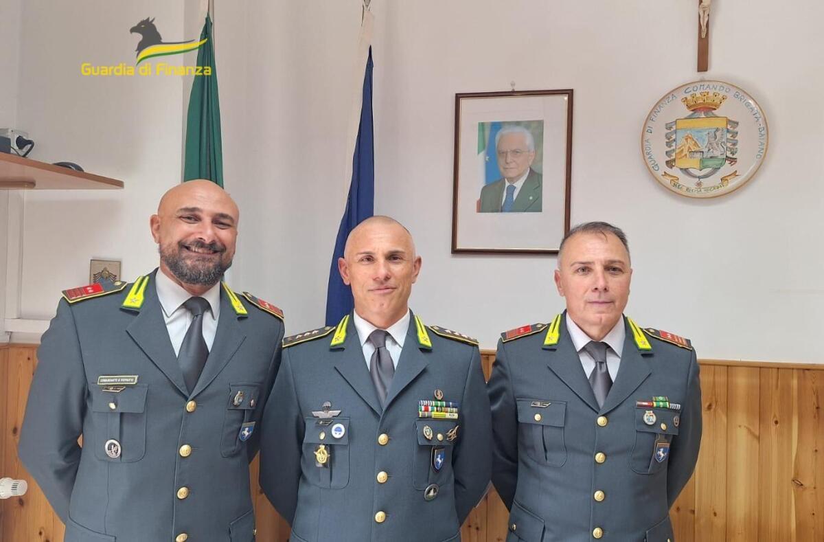 Passaggio di consegne della Tenenza della Guardia di Finanza di Baiano. - 