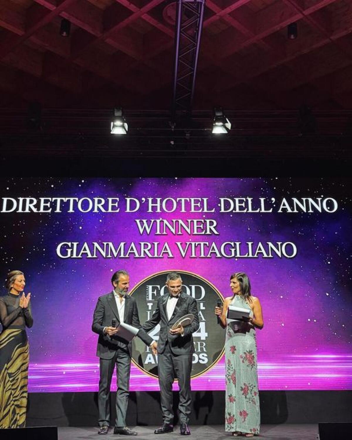 Gianmaria Vitagliano di San Martino Valle Caudina è stato premiato dalla Food and Travel Italia. - 