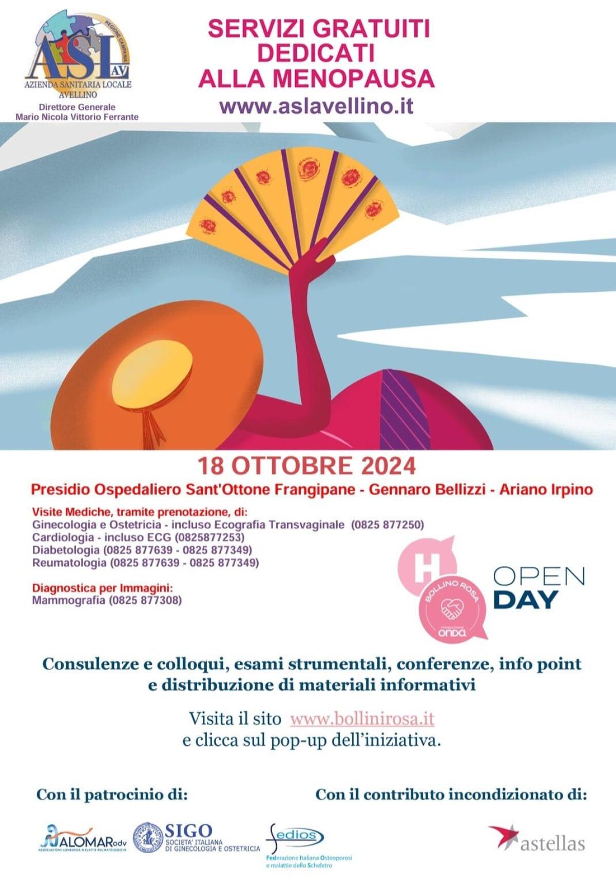 Giornata Mondiale della Menopausa, visite ed esami gratuiti al Frangipane-Bellizzi. - 