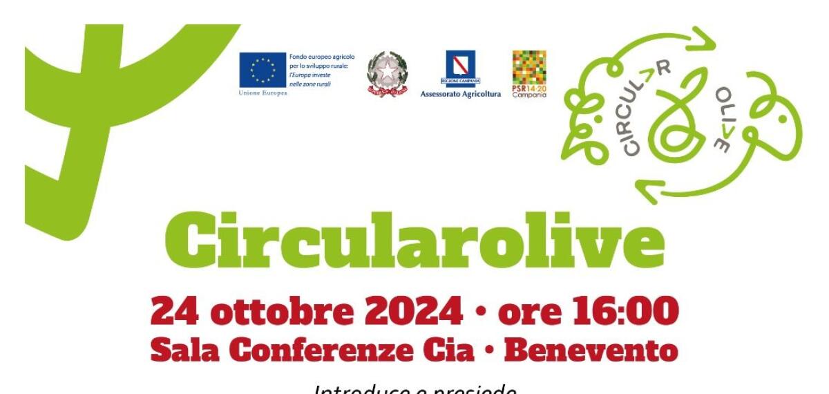 Giovedì alla CIA di Benevento la presentazione del progetto ‘Circularolive’. - 