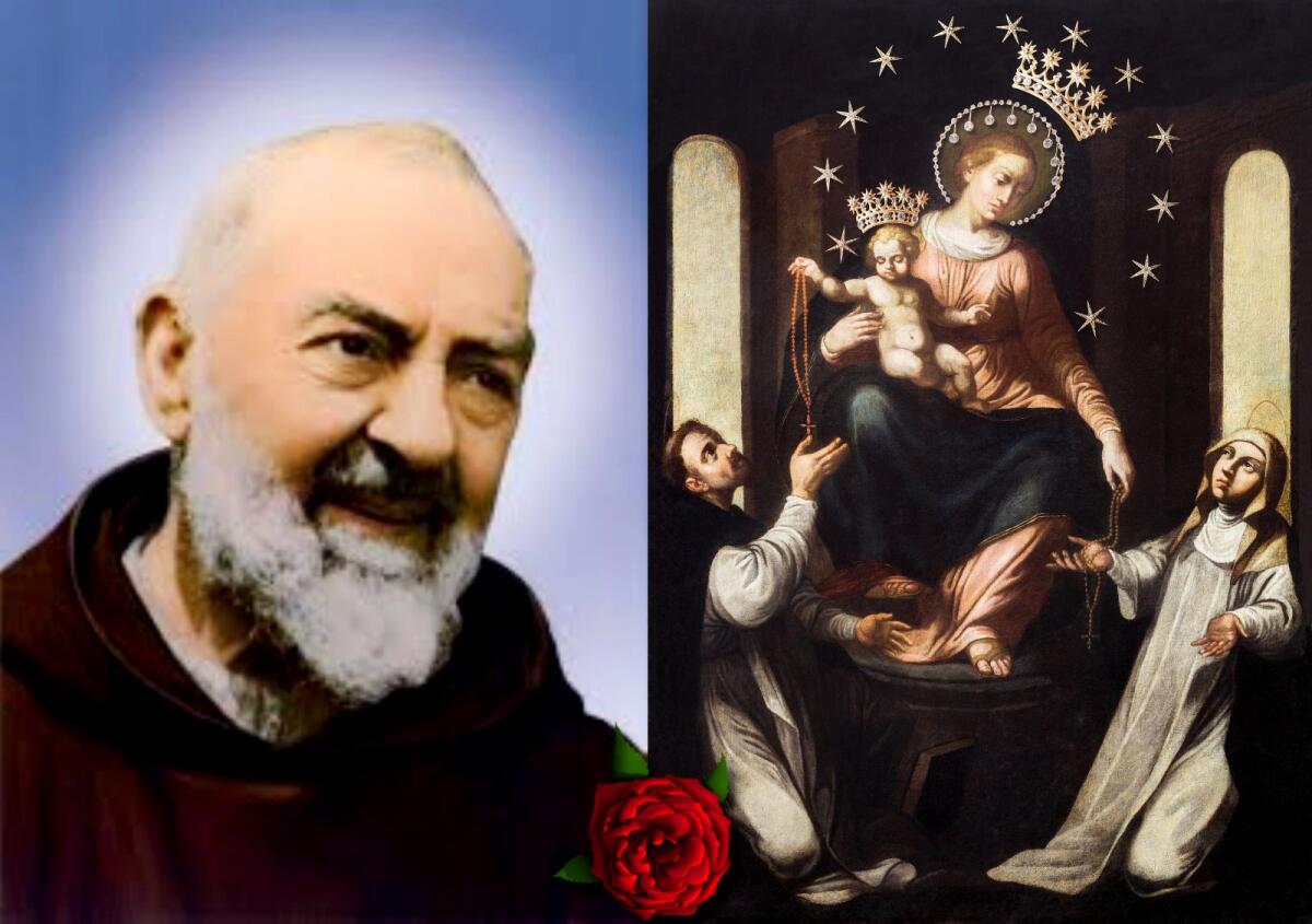 Padre Pio e la Madonna di Pompei - 