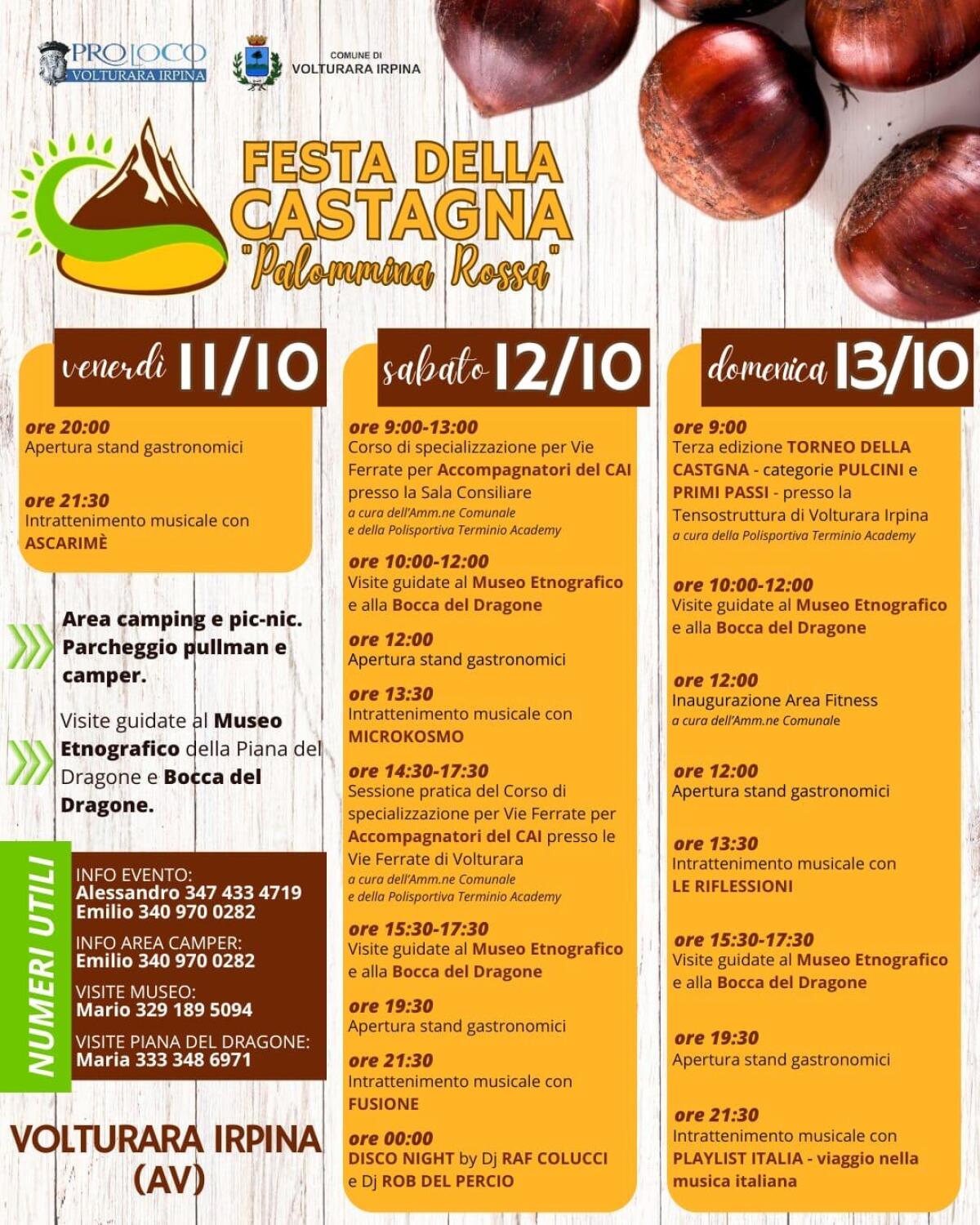 Al via la Sagra della Castagna di Volturara Irpina. - 