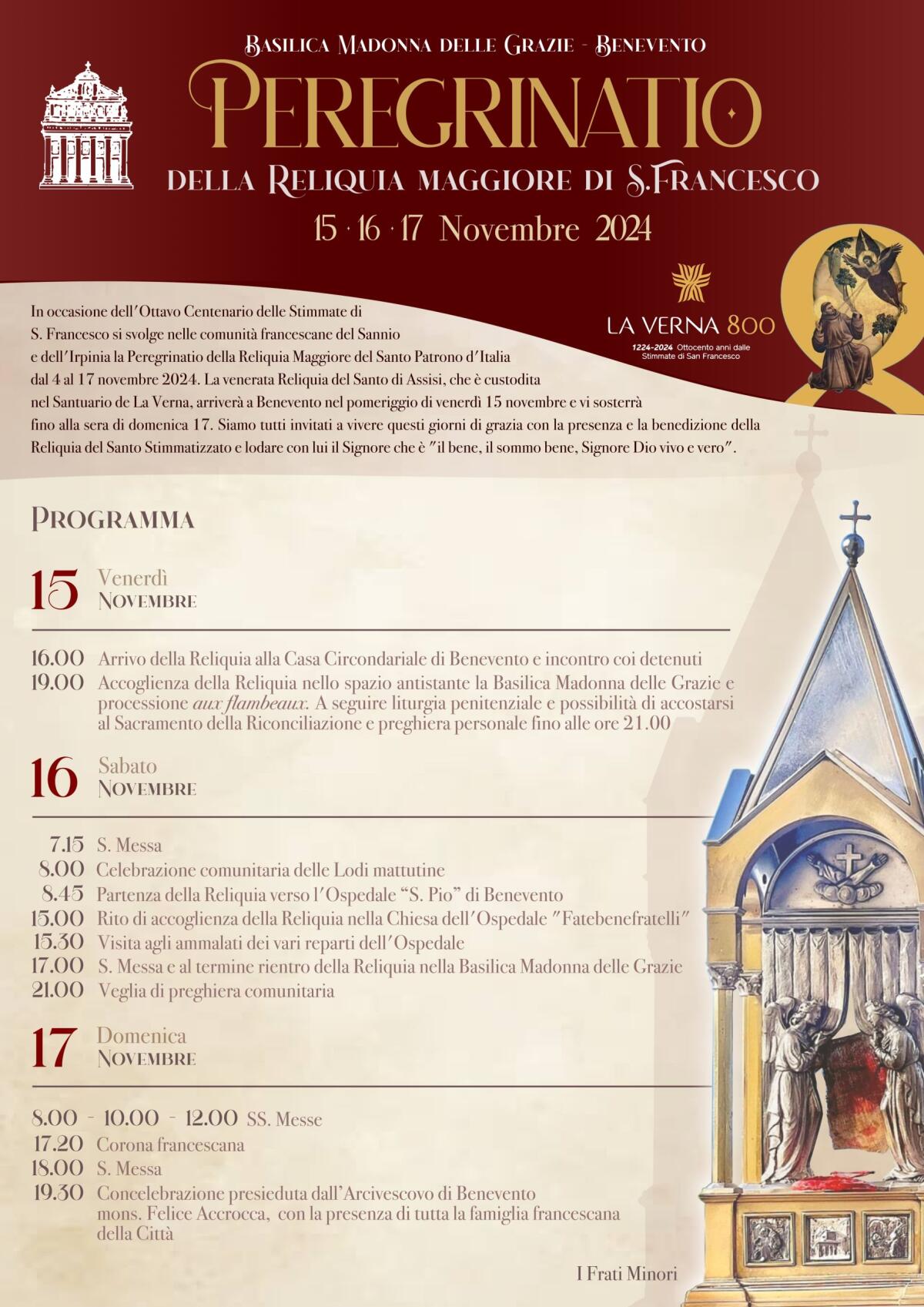 La Reliquia maggiore di San Francesco a Benevento - 