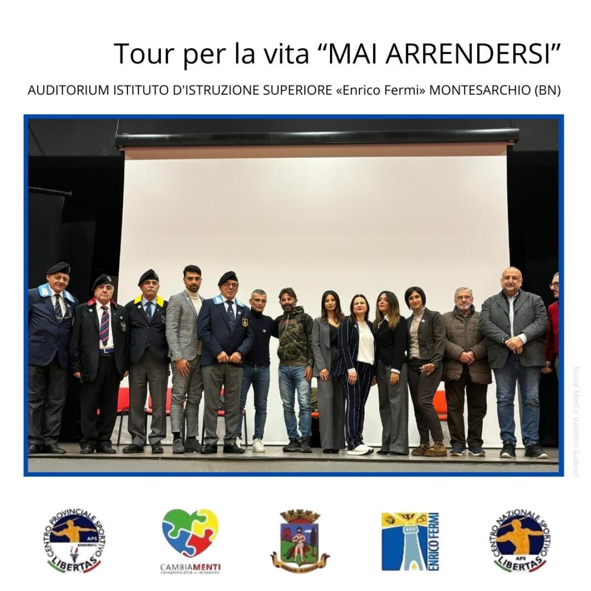 Montesarchio. Tour per la Vita  "Mai arrendersi" - 