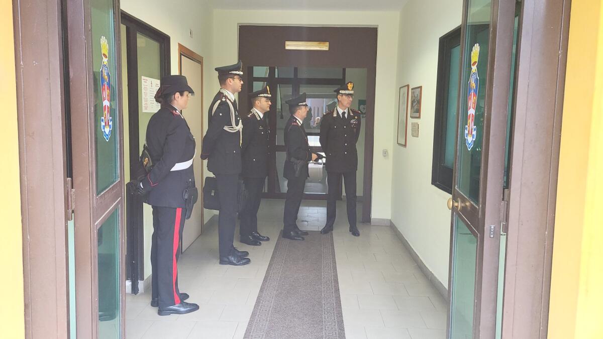 Il Generale di Corpo d'Armata Marco Minicucci visita la Stazione Carabinieri di Atripalda. - 