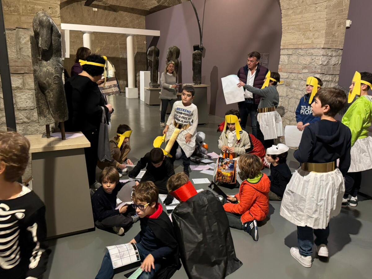 Sold out per la festa di Halloween riservata ai bambini alla sezione Egizia del Museo del Sannio. - 