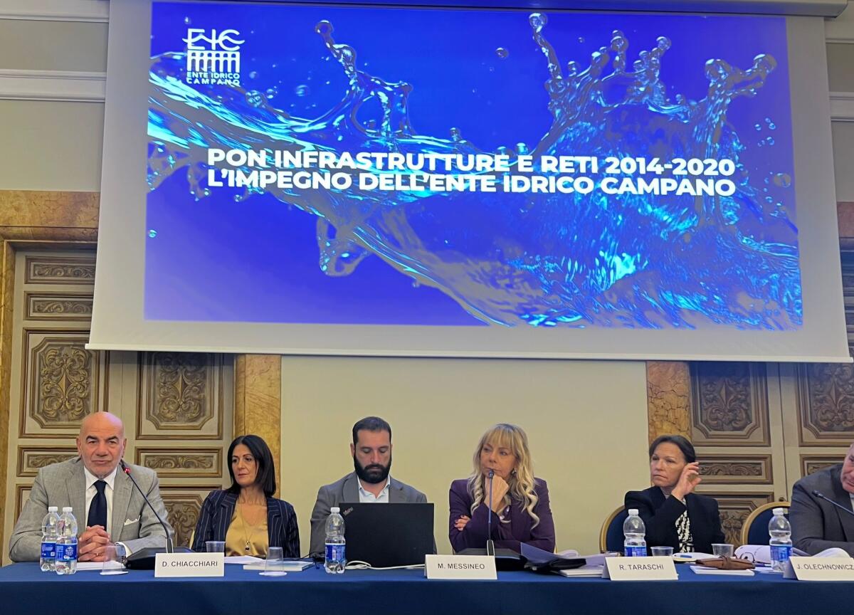  PON Infrastrutture e Reti 2014-2020, l’Ente Idrico Campano: perdite idriche ridotte del 20%. - 