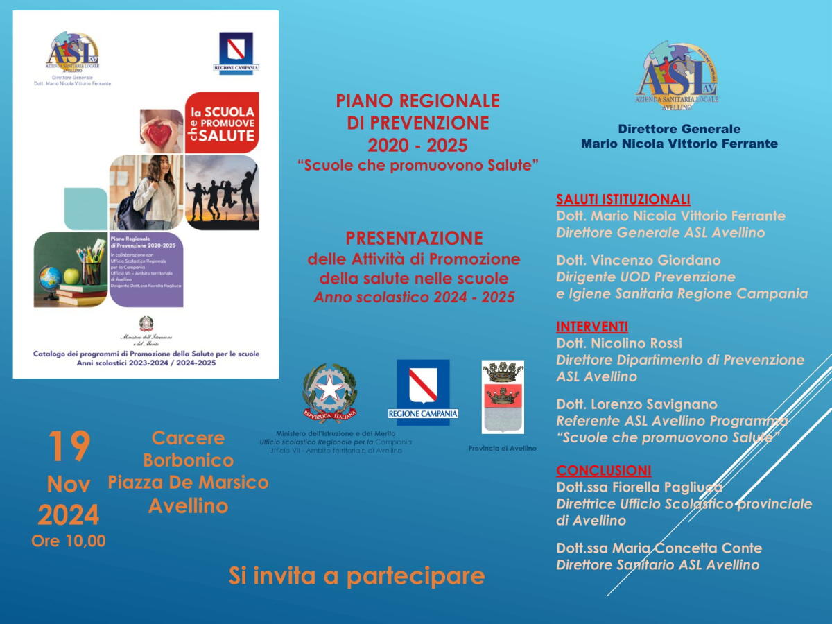 Asl Av: “Scuole che promuovono Salute” - 