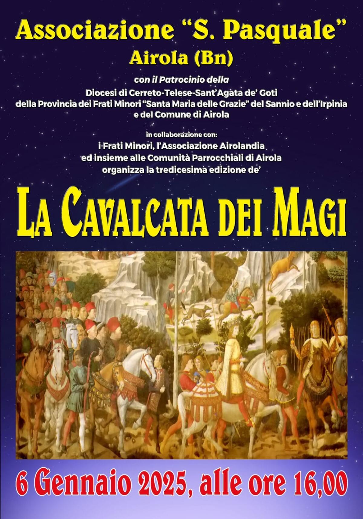 Airola: La magia del corteo storico della "Cavalcata dei Re Magi" - 