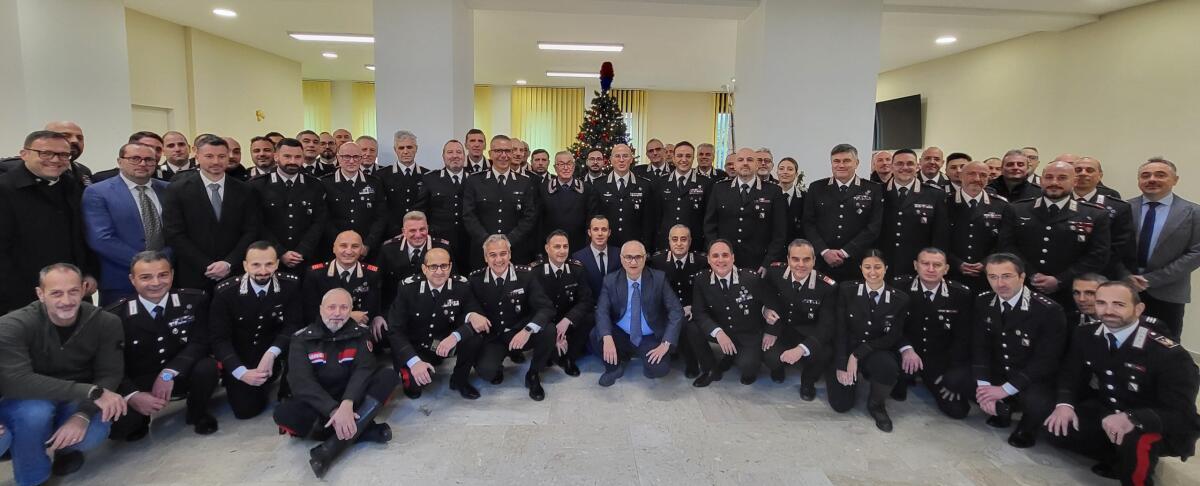 Comandante Legione Carabinieri Campania, Generale di Divisione Canio Giuseppe La Gala, in visita ad Avellino - 