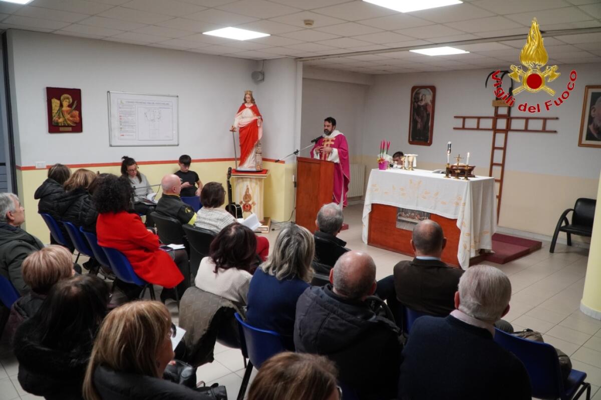 Vigili del Fuoco di Avellino hanno celebrato il Precetto Natalizio - 