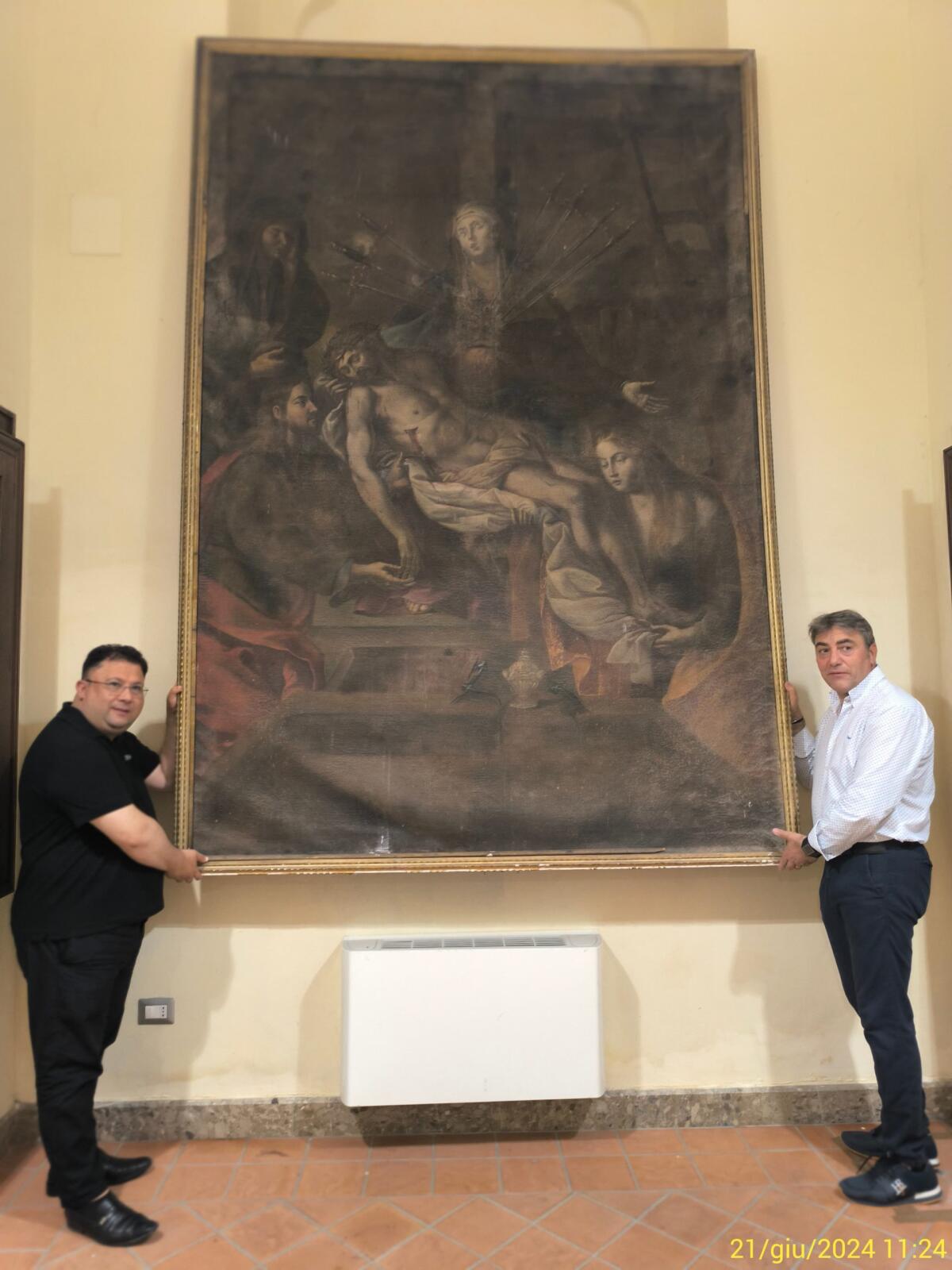 Torna ad Airola dopo il restauro la Vergine Addolorata del Solario - 