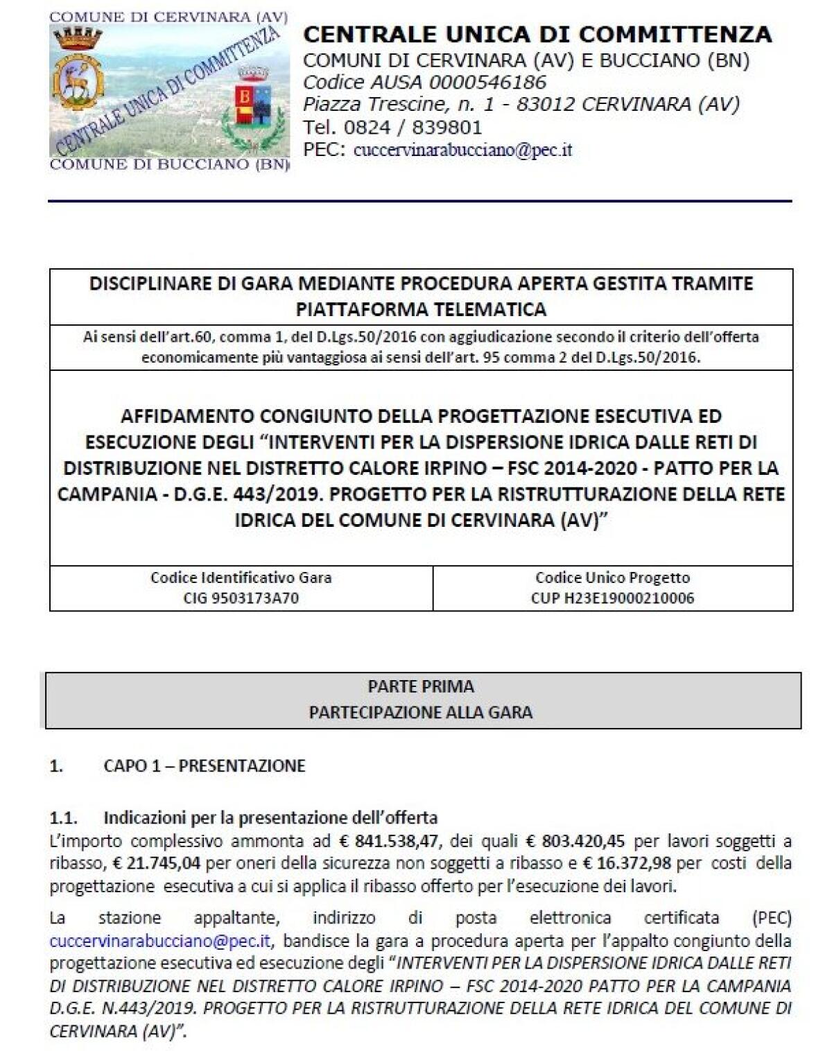 Cervinara. Si fanno le gare di appalto, ma poi non si stipulano i contratti e si rischiano di perdere i finanziamenti - 