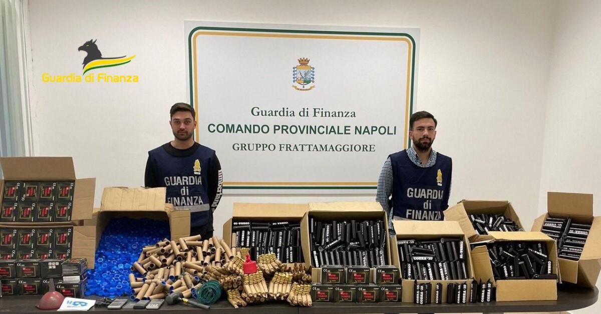 Sequestrate oltre 3 tonnellate di fuochi d’artificio di produzione artigianale. - 