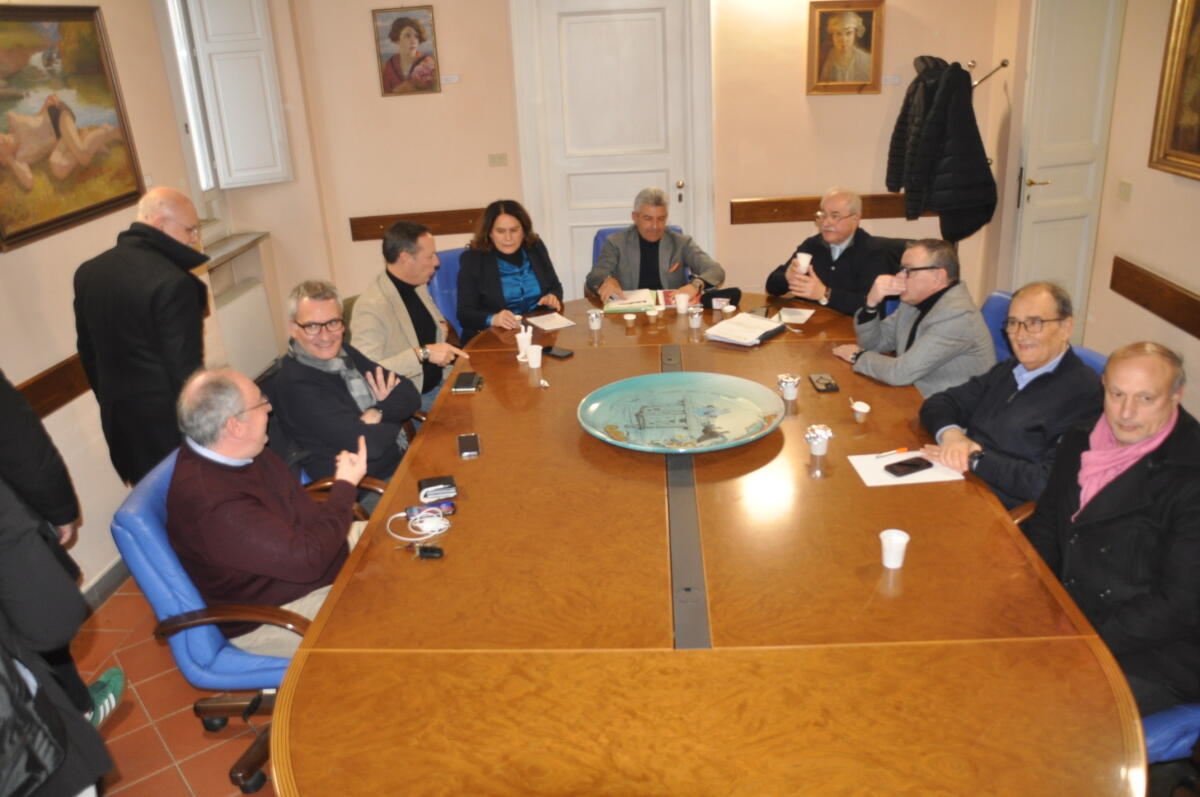 Lombardi incontra i consiglieri provinciali. - 