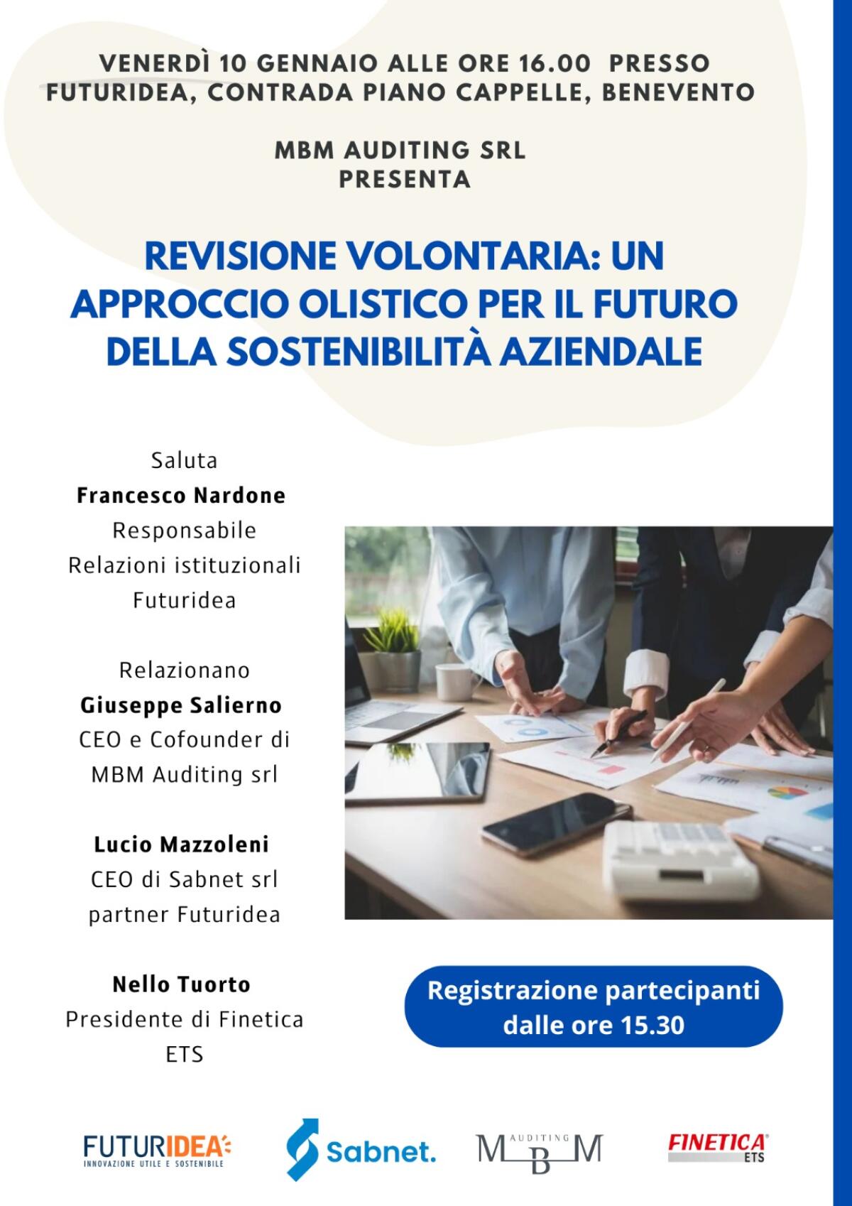 A Futuridea un’iniziativa sulla Revisione Volontaria - 
