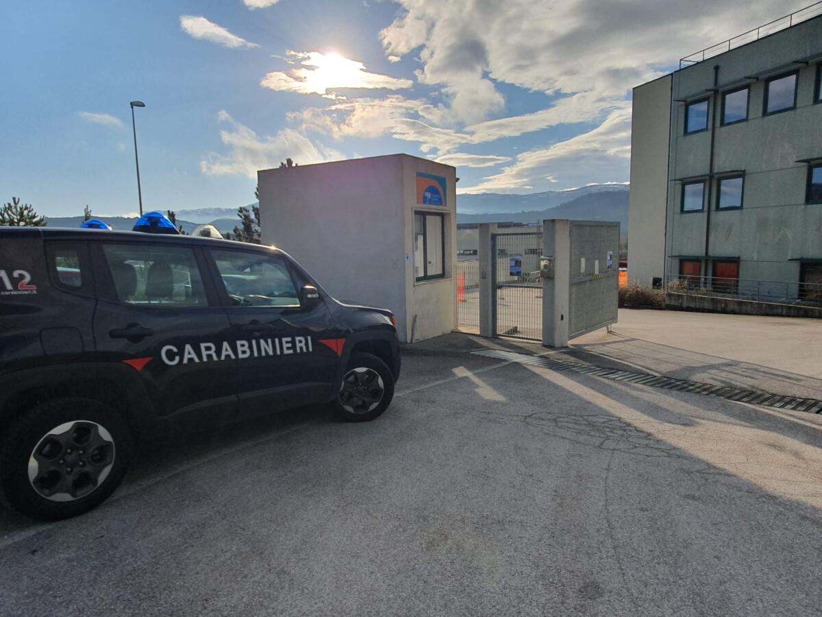 I Carabinieri sventano un furto nella sede dell'Acquedsotto Pugliese a Conza della Campania - 