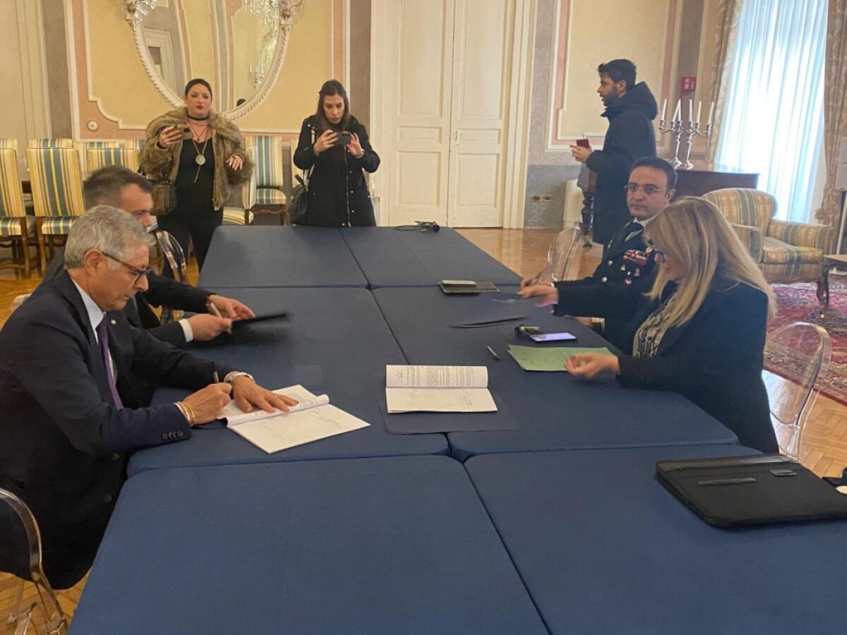 Sottoscritti i Protocolli d’intesa per il “Controllo di Vicinato” nei Comuni di Montemiletto e Sturno. - 