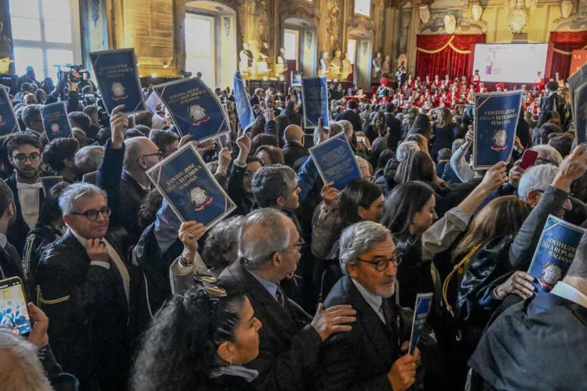 Parla Nordio e magistrati lasciano aula per protesta - 