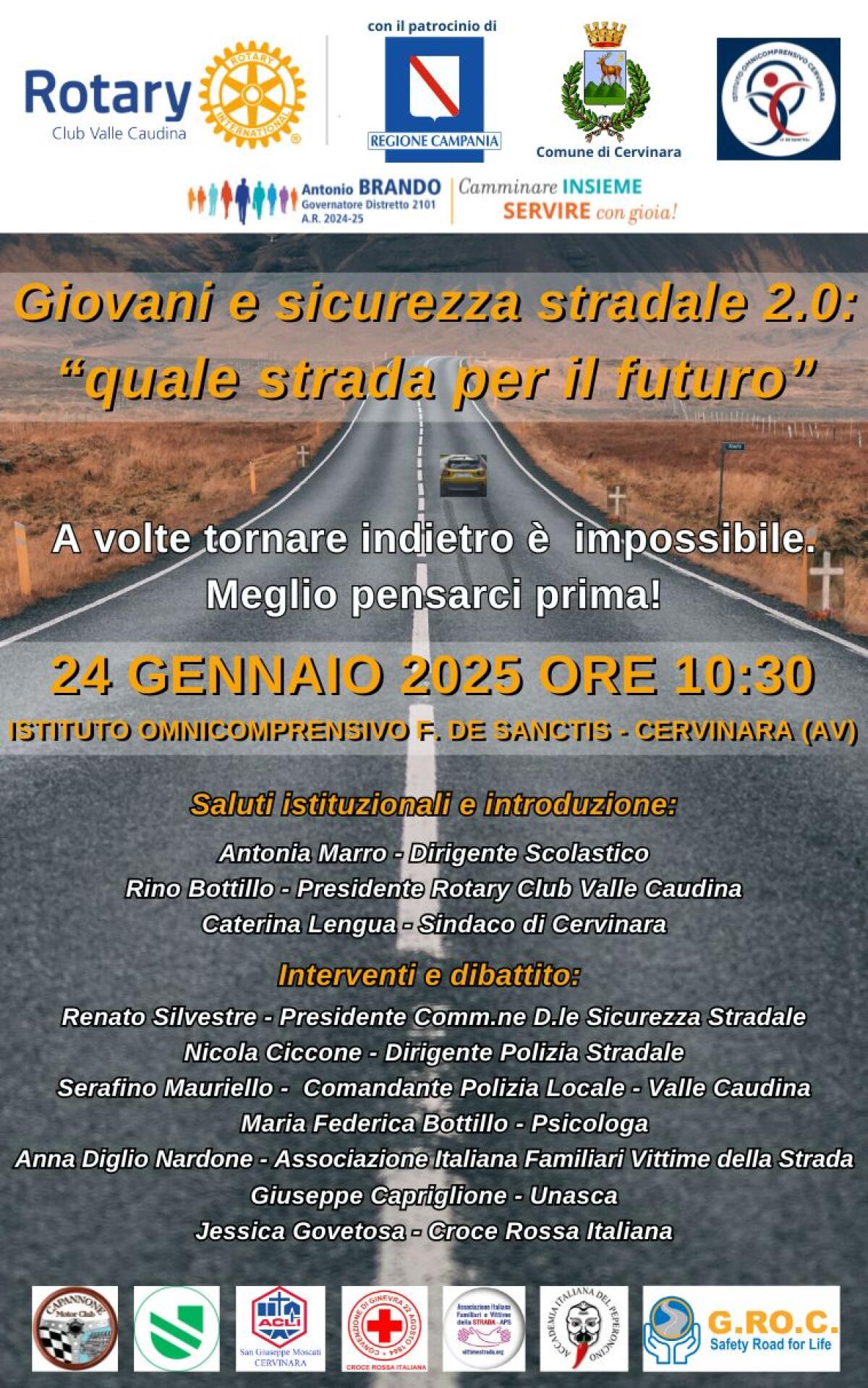 Cervinara. Giovani e Sicurezza Stradale 2.0: Quale Strada per il Futuro. - 