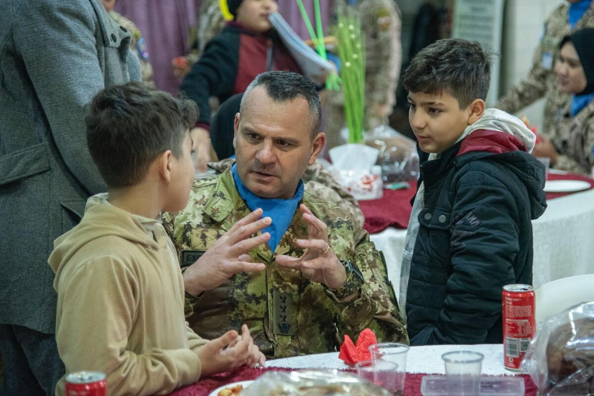 Rientro dalla missione UNIFIL in Libano del Reggimento Logistico della Brigata Sassari comandato dal Colonnello beneventano, Eugenio Fortunato. - 