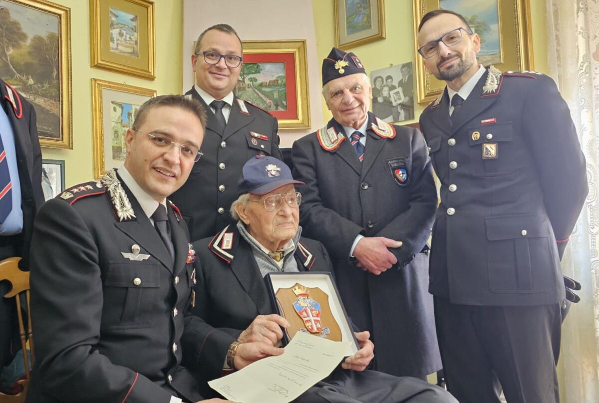 Montemiletto. 101 Candeline per il Carabiniere Pietro Sordillo: gli auguri del Comandante Generale dell’Arma - 