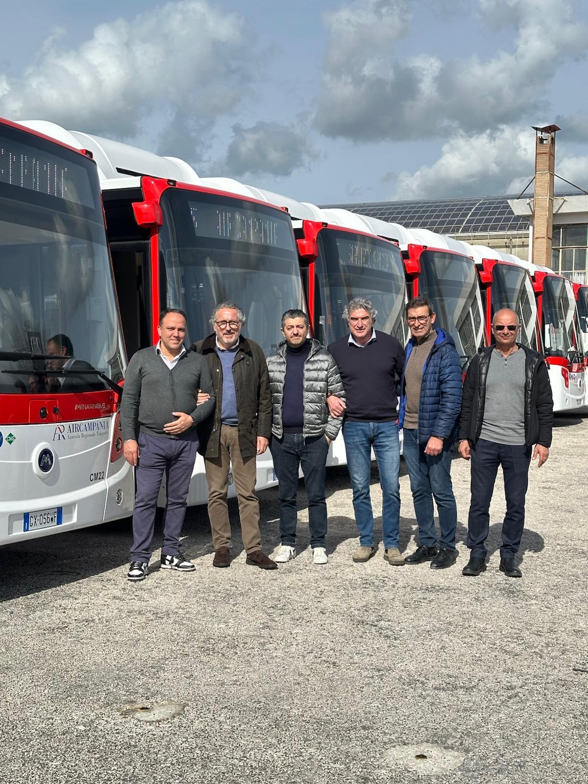 AIR Campania amplia la flotta con 27 nuovi autobus - 