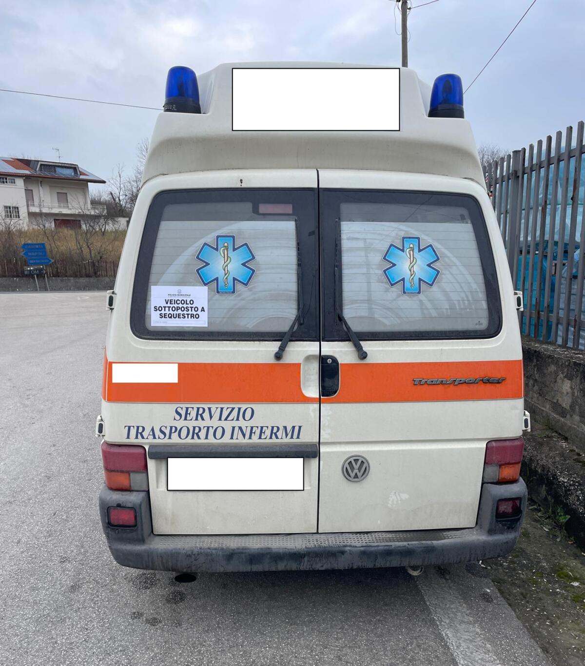 San Martino Valle Caudina. Sequestrata ambulanza con malato a bordo, era sotto sequestro giudiziario. - 