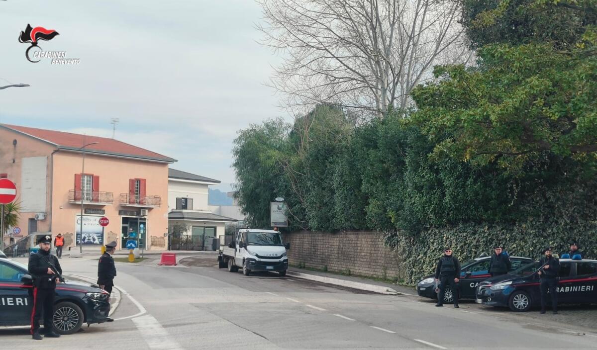 I Carabinieri concentrano le forze sulla Valle Telesina. - 