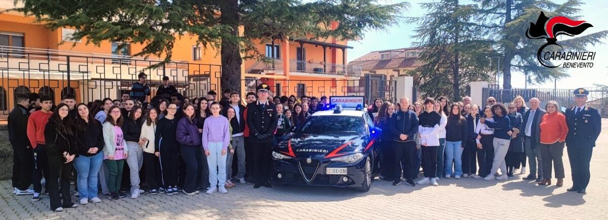 Scuola di Legalità con i Carabinieri a Baselice e San Marco dei Cavoti. - 