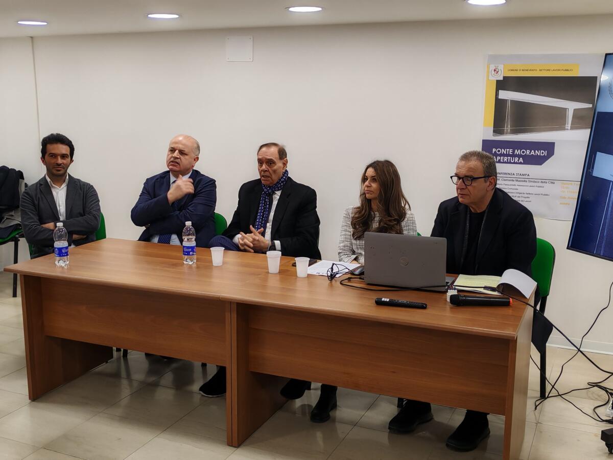 Riapre il ponte San Nicola, Mastella: “Riabilitata la memoria di un genio italiano” - 