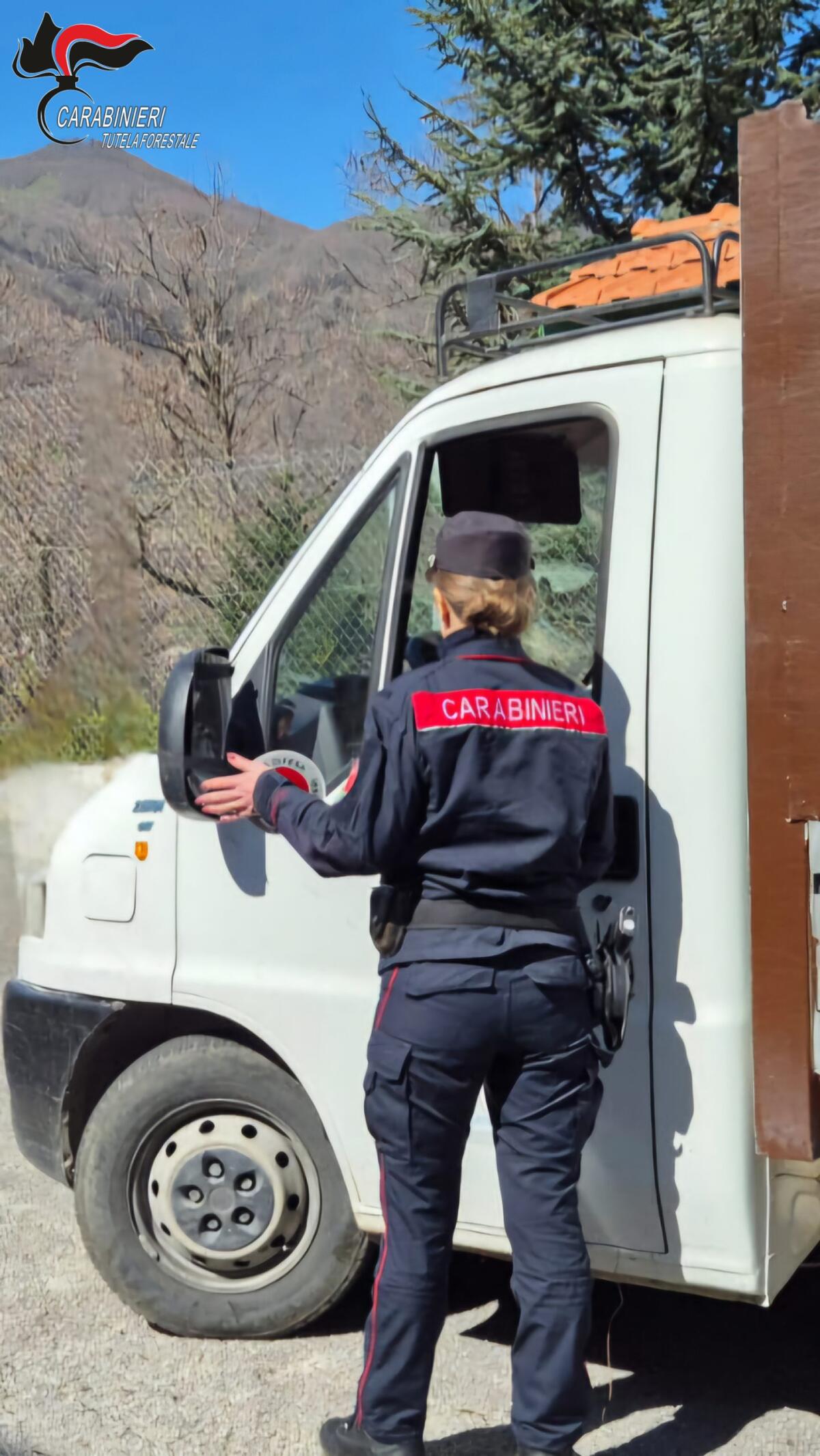Monteforte Irpino. I Carabinieri sequestrano un autocarro carico di rifiuti.  - 